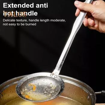 1/2 шт. Нержавеющая сталь мелкоячеистый дуршлаг ложка сито масляный фильтр пищевое сито с ручкой очень мелкоячеистое сито кухонный гаджет для супов и S