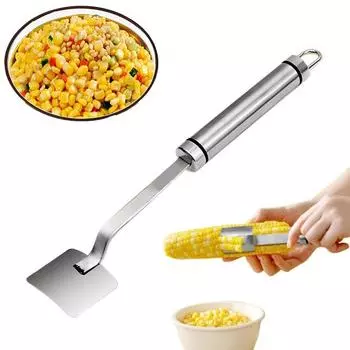 1/2 шт., нож для чистки кукурузных початков из нержавеющей стали, инструмент для резки кукурузы для домашней кухни, ресторана, шеф-повара, быстрый 1pc