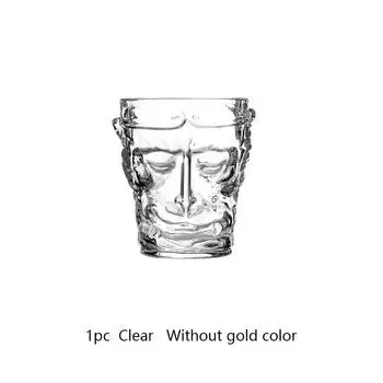 1/2 шт. Обезьяна винный бокал 3D виски чашка короткий питьевой ликерный бокал Sun Wukong соджу бренди чайная чашка стеклянная посуда для вина кофе