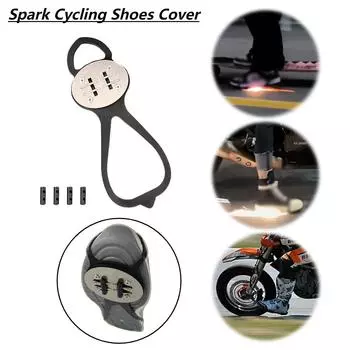 1/2 шт. обновление велосипеда Spark велосипедная обувь чехол ножной тормоз земля Spark кремень мотоцикл скейтборд Spark спецэффект устройство
