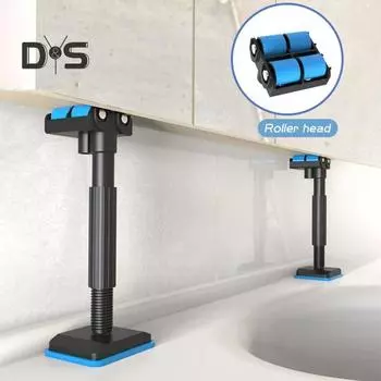 1/2 шт. опорный столб для домкрата шкафа, инструменты третьей руки, высокая твердость, грузоподъемность 200 кг, подъемный кронштейн для ножек мебели, удлинительные стержни 2pcs