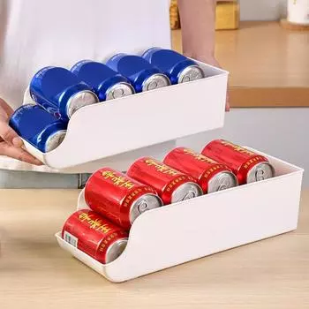 1/2 шт. Органайзеры для банок для холодильника, большая емкость, гладкие края, без заусенцев, многоцелевая столешница 1pc