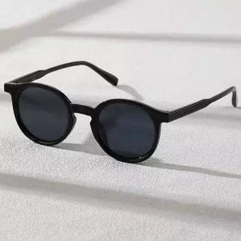 1/2 шт. Овальные модные солнцезащитные очки для женщин и мужчин, солнцезащитные очки для вождения, пляжа, путешествий one size чёрный