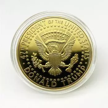 1/2 шт. Памятная монета Трампа 2025 года Памятная монета Американского орла Монеты Трампа