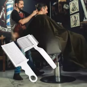 1/2 шт. парикмахерская расческа для стрижки волос с плоской вершиной, расческа для стрижки волос для мужчин, термостойкая щетка для выцветания, салонная укладка