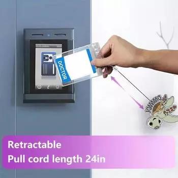 1/2 шт. Педиатрический держатель для удостоверения личности, выдвижной держатель для удостоверения медсестры RN, сестринское дело 1pc