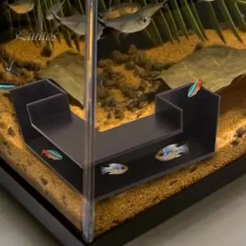 1/2 шт., пещера для креветок, угловой туннель для аквариума, пещера для рыб, укрытие для аквариума, аксессуары для рыб и креветок 1pc