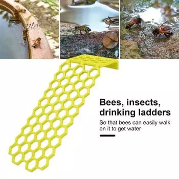 1/2 шт. плавающая пчелиная лестница, водная станция-бабочка, сотовый дизайн, антикоррозийные, устойчивые к коррозии, уличные садовые улавливатели воды для пчел