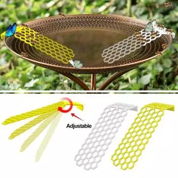 1/2 шт. плавающая пчелиная лестница, водная станция-бабочка, сотовый дизайн, антикоррозийные, устойчивые к коррозии, уличные садовые улавливатели воды для пчел