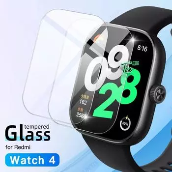 1-2 шт., пленка из закаленного стекла 2,5D для Xiaomi Redmi Watch 4 HD, защитная пленка для экрана Mi Redmi Watch 4, защитное стекло от царапин