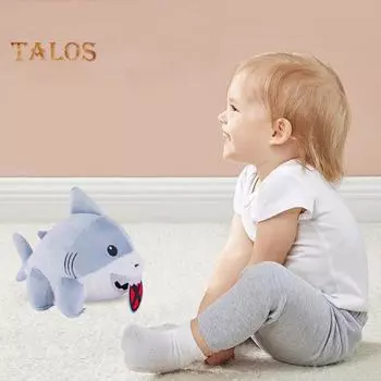 1/2 шт. плюшевая игрушка акула, милая мягкая игрушка акула, мягкая игрушка для детей, мягкая морская забавная акула, коллекционный подарок для всех возрастов 1pc