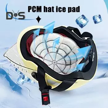 1/2 шт., подкладка для шапки со льдом, вставка для каски, охлаждающая подкладка для шлема без пота, охлаждающий коврик для езды на открытом воздухе для занятий спортом 2pcs