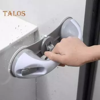 1/2 шт. Подлокотник для ванной комнаты, прочные поручни с присоской, душевое кресло, пожилая ванная комната, защитный поручень, без инструментов, помощь при стоянии 1pc серый