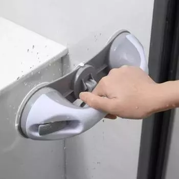 1/2 шт. Подлокотник для ванной комнаты, прочные поручни на присосках, душевое кресло для пожилых людей 1pc серый