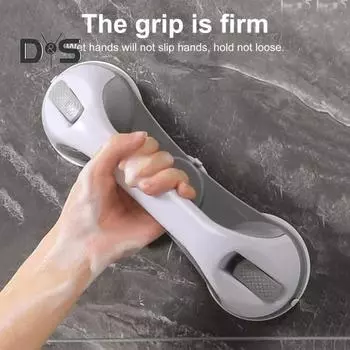 1/2 шт. Подлокотник для ванной комнаты, прочные поручни с присоской, душевое кресло, пожилая ванная комната, защитный поручень, без инструментов, помощь при стоянии 1pc серый