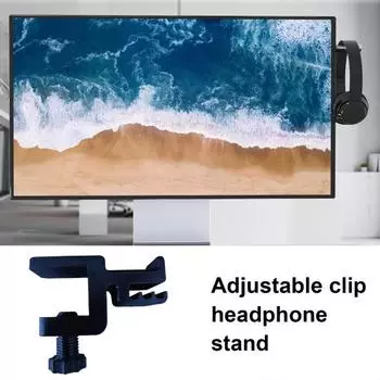 1/2 шт. Подставка для наушников, игровая гарнитура, крючки, прочные, выдерживающие нагрузку, регулируемые, простые в установке крючки для наушников 1pc оранжевый