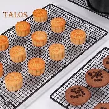 1/2 шт. Подставка для охлаждения торта, прямоугольная сетчатая складная полка для выпечки десертов, жаропрочная антипригарная подставка для сушки хлеба, печенья, мусса и лапши 1pc