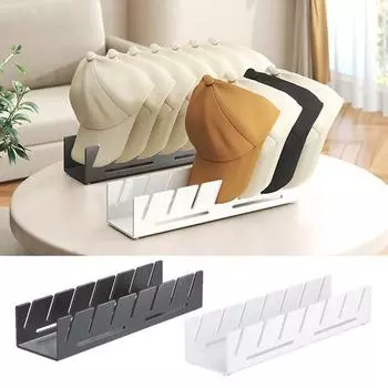 1/2 шт. Подставки для шляп, держатели для хранения бейсболок, устойчивые к коррозии, не требующие установки, шляпа 2pcs белый