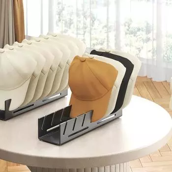 1/2 шт. Подставки для шляп, держатели для хранения бейсболок, устойчивые к коррозии, не требующие установки, органайзер для показа шляп 2pcs белый