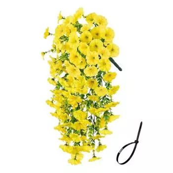 1/2 шт. Подвесная искусственная ипомея, устойчивый к УФ-лучам искусственный цветок, свадебная вечеринка, для помещений, для улицы, садовая настенная подвеска, искусственное цветочное украшение 1pc C