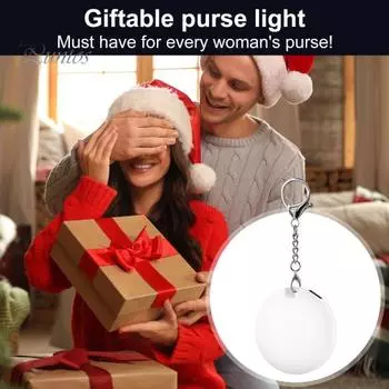 1/2 шт. Подвесной светильник для сумочки с автоматическим датчиком в форме сердца, USB-зарядка, легкий поиск предметов в сумке, декоративный светильник для кошелька 1pc Love Heart