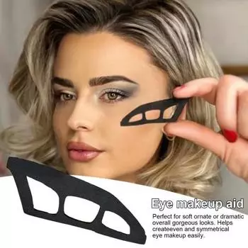 1/2 шт. Помощник для макияжа глаз, женский инструмент для теней для век, шаблон для подводки глаз, трафарет для подводки глаз, инструмент для нанесения теней для век 1pc
