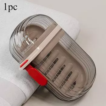 1/2 шт. Портативная герметичная мыльница, водонепроницаемая и герметичная стойка для хранения мыла для путешествий, кемпинга и деловых поездок.