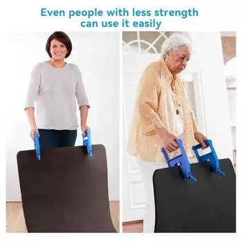 1/2 шт., прочные захваты для ковриков, эргономичный дизайн, многоцелевой съемник резиновых ковриков, инструмент для перемещения ковриков прицепа 1pc