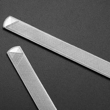 1/2 шт профессиональная пилочка для ногтей из нержавеющей стали полировальный блок шлифовка для ногтей пилочка для ногтей маникюрные принадлежности инструменты искусство красота