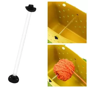 1/2 шт. прозрачный акриловый держатель пряжи прочный пляжный мешок с отверстиями пряжа прялка органайзер швейные инструменты вязание крючком аксессуары подарок любителям рукоделия 1pc