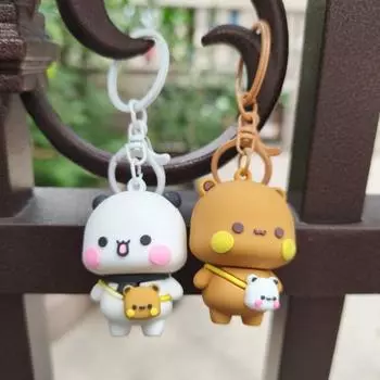 1/2 шт. ПВХ брелок подвеска устойчивая к выцветанию тонкая ручная работа мультяшная форма брелок сумки телефоны