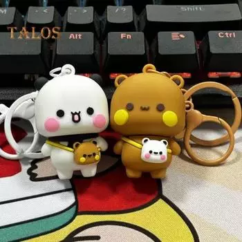 1/2 шт. ПВХ брелок подвеска устойчивая к выцветанию тонкая ручная работа мультяшная форма брелок сумки телефоны автомобили универсальное украшение A