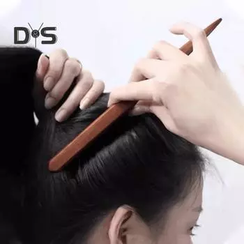 1/2 шт., расческа для волос из щетины кабана, деревянная длинная ручка, гребень для завивки пушистых волос, расческа в виде крысиного хвоста для женщин, тонких густых волос, распутывающая расческа 1pc