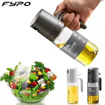 1/2 шт., распылитель для масла, 200 мл, дозаторы для растительного масла из боросиликатного стекла для кухни, приготовления пищи, фритюрницы, салата, выпечки, барбекю