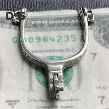 1/2 шт. Редкий ретро-западный зажим для денег Компактный персонализированный гравированный зажим для денег Западный тематический металлический зажим для денег Держатель для купюр 1pc