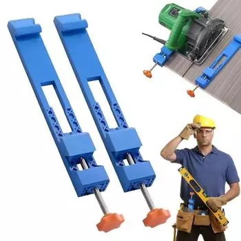 1/2 шт. Регулируемая направляющая для режущего станка, электрическая циркулярная пила, зажим для позиционирования фрезерования, точность по дереву 1pc