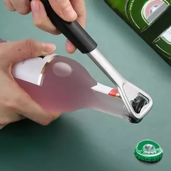 1/2 шт. регулируемая открывалка для консервных банок из нержавеющей стали для слабых рук, многофункциональный захват для крышек банок, портативная ручная открывалка для бутылок для домашней кухни 1pc