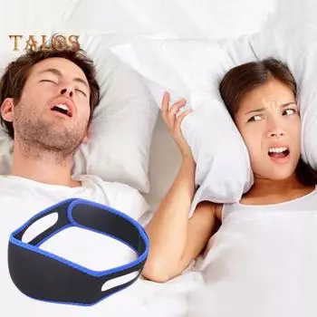 1/2 шт., регулируемый дышащий ремешок для подбородка от храпа, удерживающий рот закрытым, универсальный, для мужчин и женщин, средство для сна, корректор дыхания от храпа 1pc