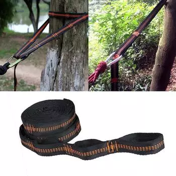 1/2 шт. ремни для гамака, ремни, сверхпрочные и легкие веревки, 600 полиэстеровые ремни для гамака, Stret N0T5 orange-2pcs