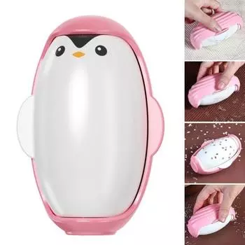 1/2 шт., роликовый шарик для удаления ворса в форме пингвина, многоразовый, компактный, удобный для путешествий, мощный инструмент для удаления волос B