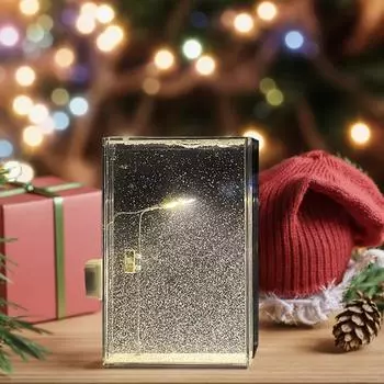 1/2 шт. рождественская снежная сцена ночник настольный светильник рождественская вечеринка снежный уличный фонарь украшение своими руками снежинка свет рождественские подарки