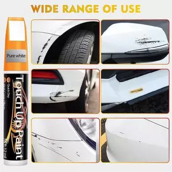 1/2 шт. Ручка для ремонта царапин на автомобиле, ручка для подкраски, простая в использовании, компактная, портативная 1pc серый
