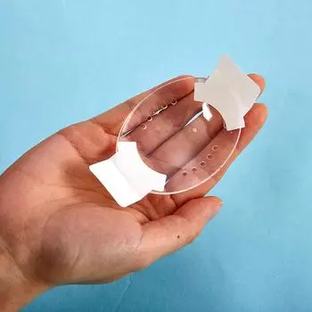 1/2 шт. самоклеящаяся прозрачная пластиковая защитная маска для глаз после лазерной хирургии 2PCS