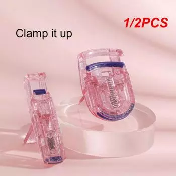 1/2 шт. щипцы для завивки ресниц, пластиковые щипцы для завивки ресниц, мини-милые кошачьи лапки, маленькие портативные зажимы для ресниц