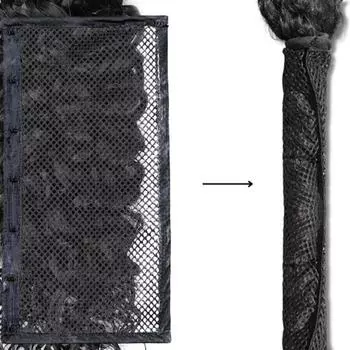 1/2 шт., шапка для сушки вьющихся волос с замком и замком, дышащая женская длинная толстая афро-носилка для вьющихся волос, быстросохнущая сетка, сетчатый чепчик 13Inch 2pcs