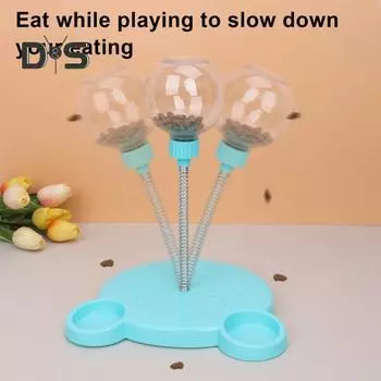 1/2 шт. шевелящиеся игрушки для собак, шарики для закусок, дизайн с присоской, легко моющийся дозатор корма для домашних животных, интерактивные игрушки синий