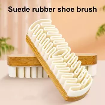 1/2 шт. Щетка для чистки, легкая, без заусенцев, эргономичная, с рукояткой, для чистки обуви из искусственной кожи 1pc