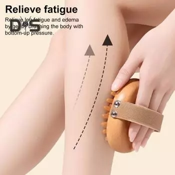 1/2 шт. Щетка для массажа меридиана для удаления жира на животе, целлюлита, облегчения мышечной боли, деревянная массажная щетка для тела для коррекции фигуры, терапия из натурального дерева 1pc