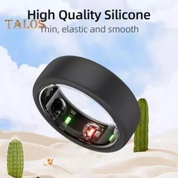 1/2 шт., силиконовое кольцо, защитная крышка, защитное кольцо, износостойкое, устойчивое к царапинам, простота установки, смарт-кольцевой рукав для Oura Ring Gen 1pc M чёрный