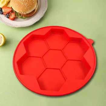 1/2 шт. силиконовый контейнер для заморозки котлет для гамбургеров антипригарная форма для прессования бургеров для колбасы из говядины шестиугольная форма без бисфенола А аксессуар для гриля 1pc